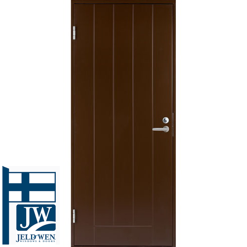 Финская дверь SWEDOOR Jeld-Wen Basic 010 коричневая