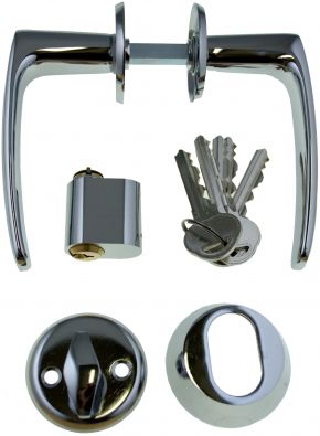 Ручка 027 и цилиндр Nord Lock