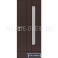 уличные двери со стеклом Scandoors FW031