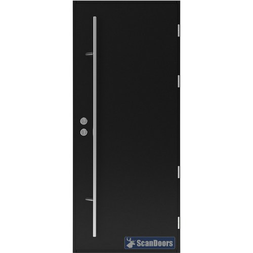 Теплая дверь для загородного дома Scandoors М01-S