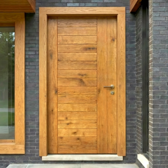 Двери из массива дуба входные Scandoors Wood М05