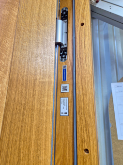 Входная деревянная дверь из массива Scandoors Wood F012