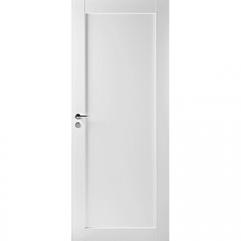 Финская дверь из массива белая N501
