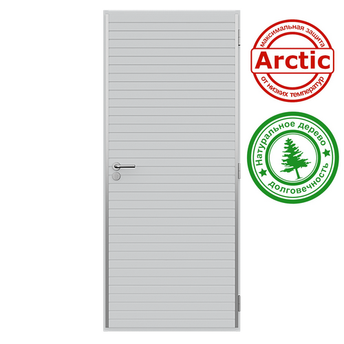 Теплая деревянная дверь Scandoors Planken 015