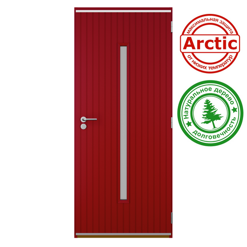 Современная деревянная входная дверь Scandoors Planken W014V