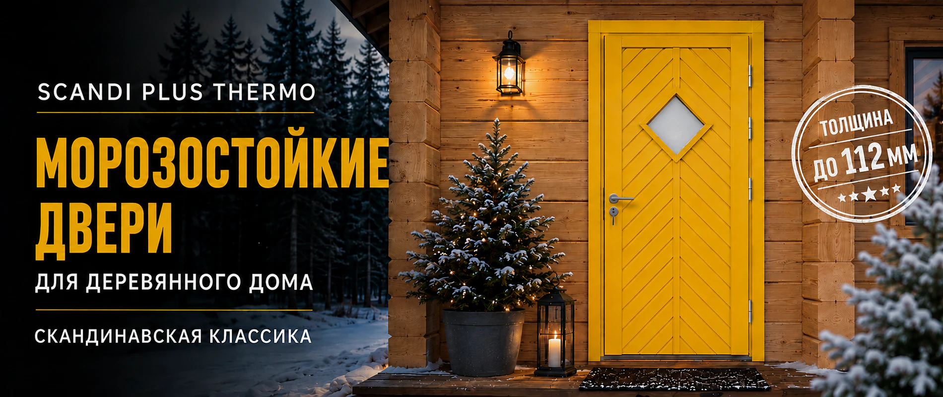 Морозостойкие деври для деревянного дома Scandi Plus Thermo Морозостойкие деври для деревянного дома Scandi Plus Thermo